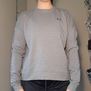 Gray under armour crewneck